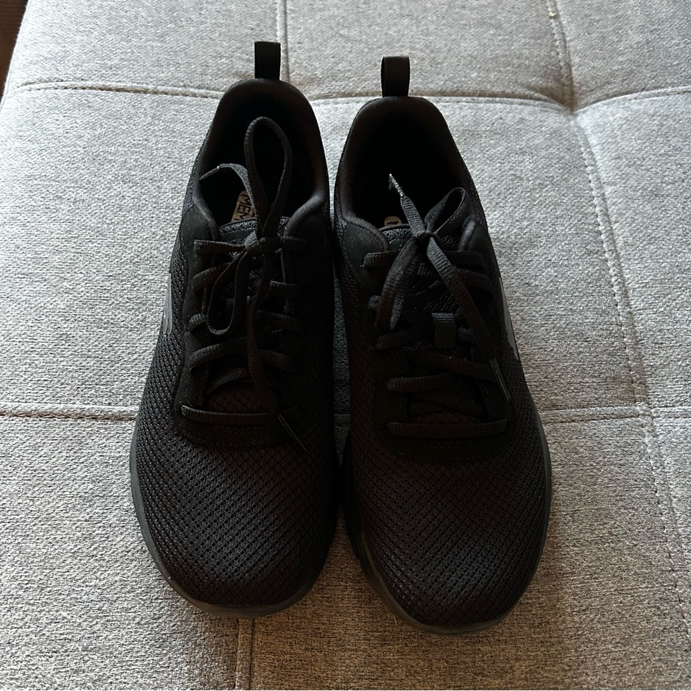 Skechers Black Sneakers Air-Cooles Memory Foam Black - Kids Size 6